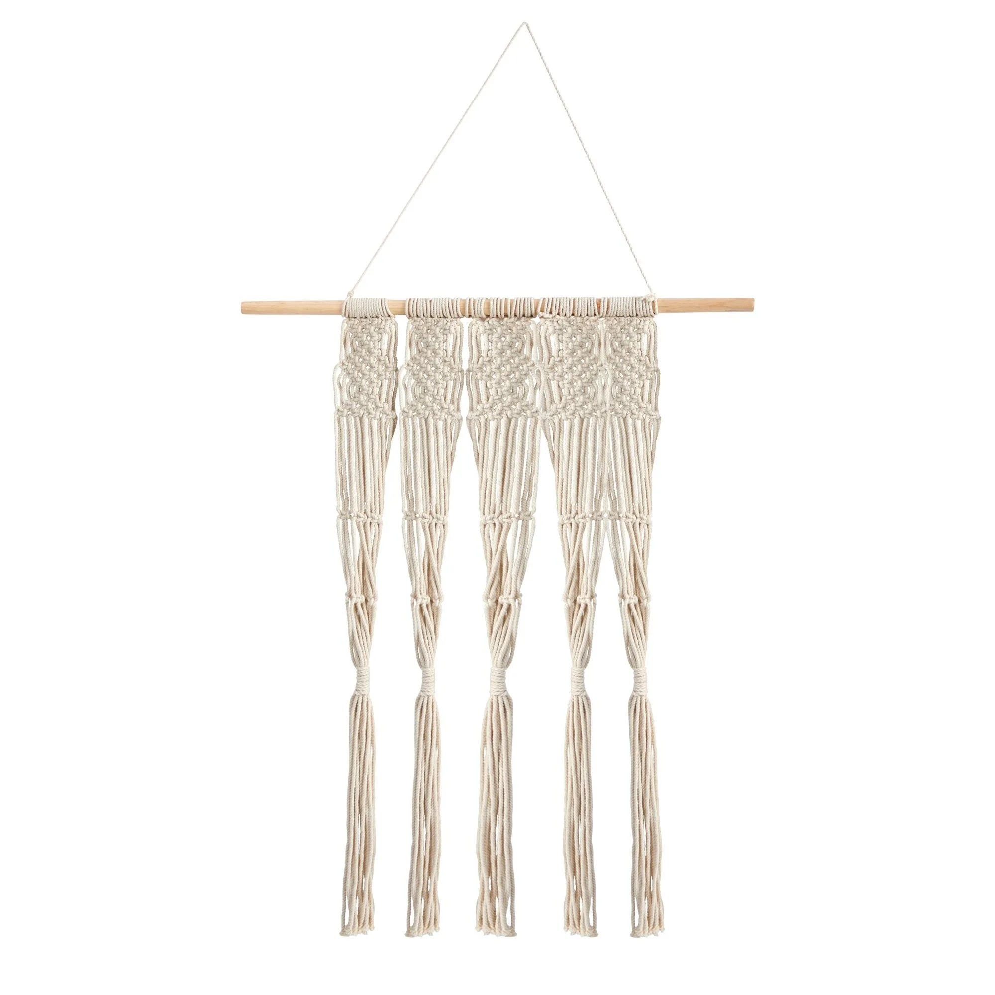 2.5’ x 2’ Hand Woven Macrame Wall Hanging Decor