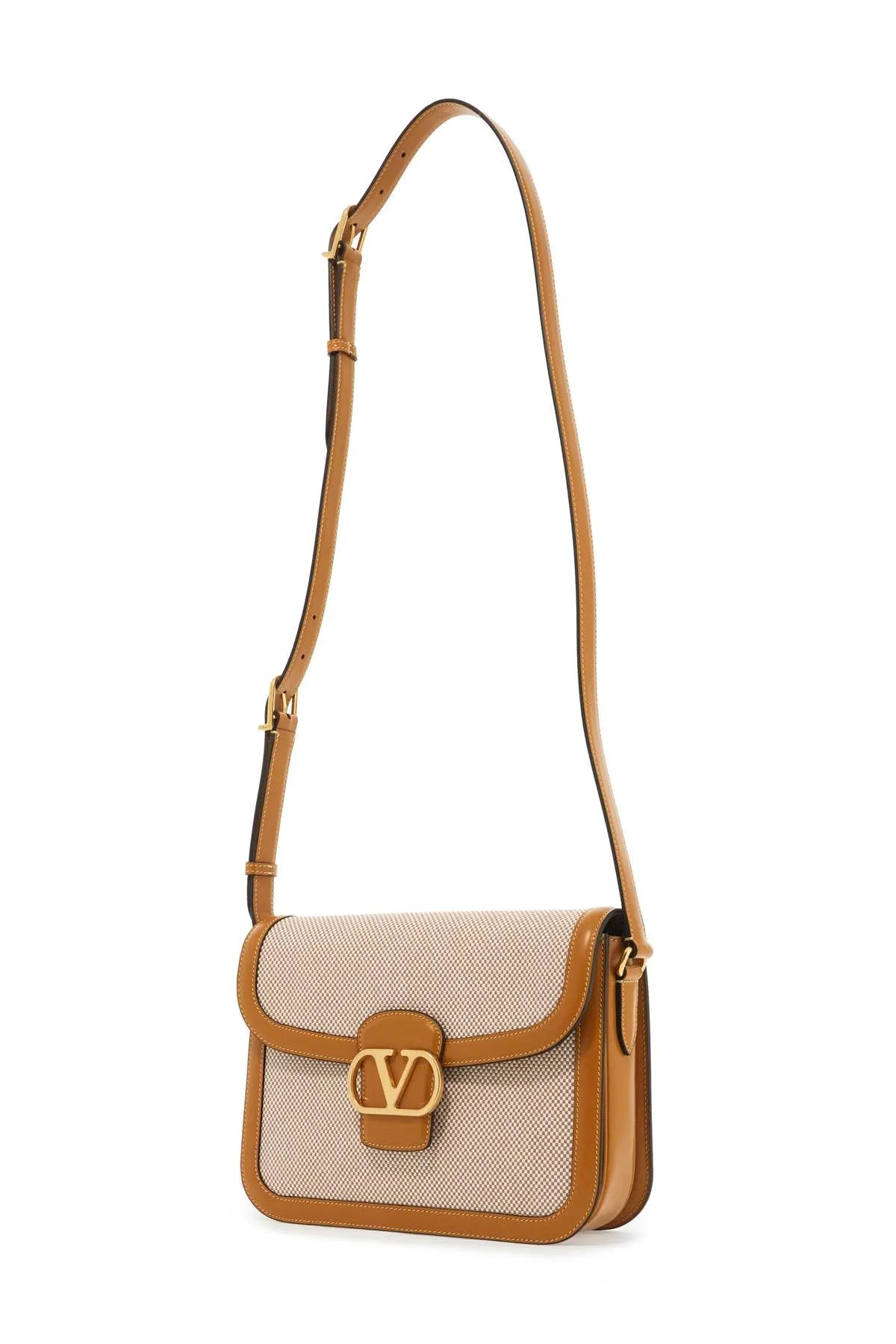 9to5 shoulder bag 6Y2B0D05ZJE NATURALE/TOBACCO/GOLDEN CUIR