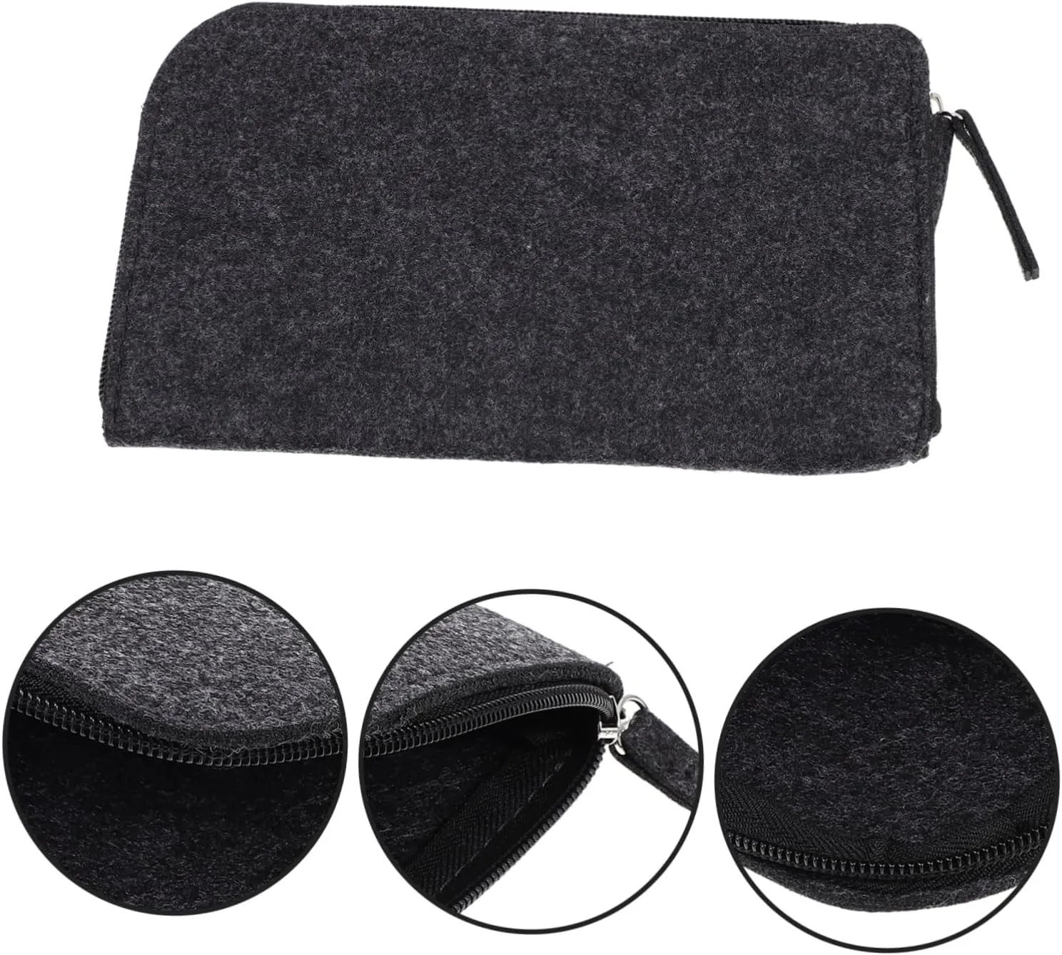Artibetter Hanging Tool Organizer Bag Felt Tool Roll Pouch Zipper for Clay Knives Multi-Purpose