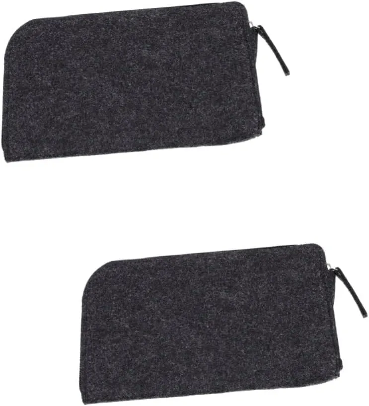Artibetter Hanging Tool Organizer Bag Felt Tool Roll Pouch Zipper for Clay Knives Multi-Purpose
