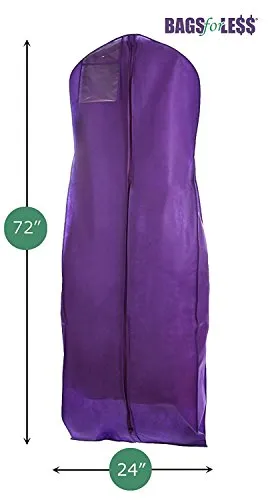 Bags For Less Wedding Gown Travel & Storage Garment Bag Soft, Breathable, Durable, Rip & Water