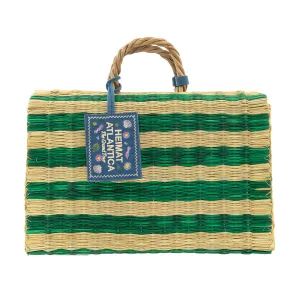BEACH BASKET GREEN "The Grand Tour Collection"