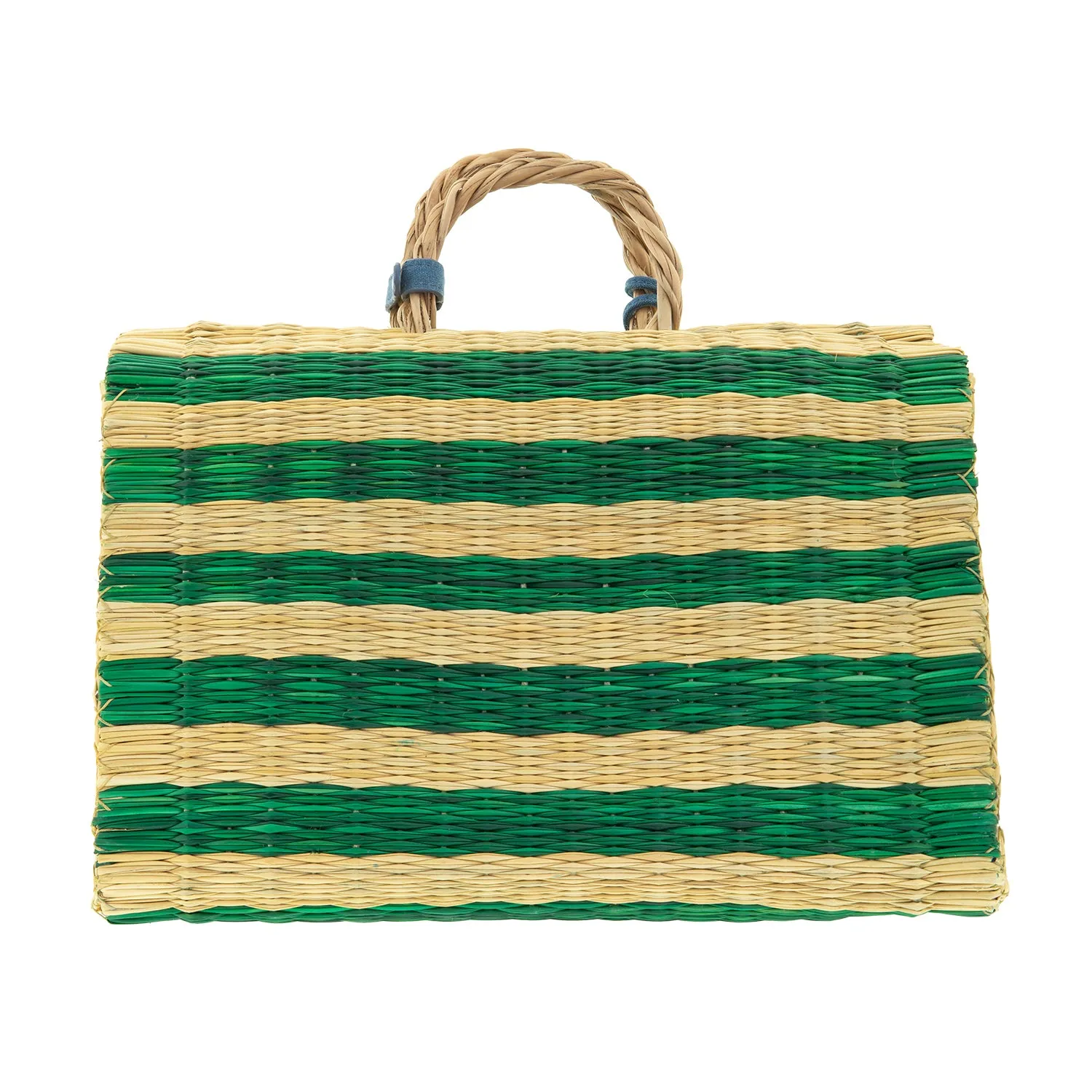 BEACH BASKET GREEN "The Grand Tour Collection"