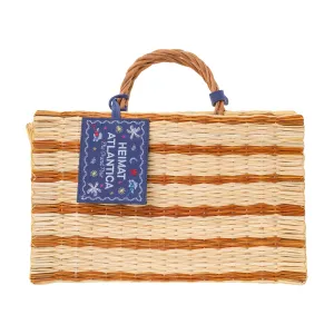 BEACH BASKET MUSTARD "The Grand Tour Collection"