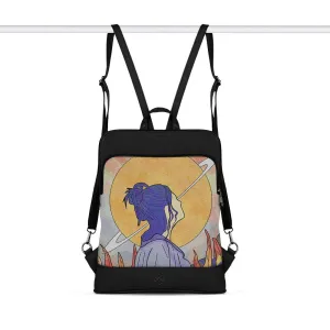 Black Laptop Backpack Looking Beyond