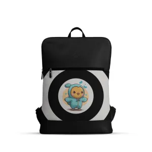 Black Orbit Laptop Backpack Cute Bird