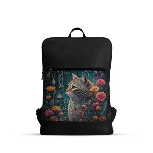 Black Orbit Laptop Backpack Sweet Cat