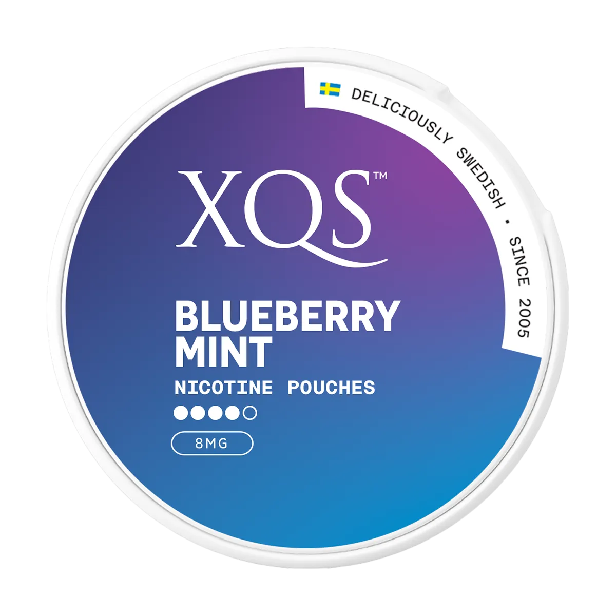Blueberry Mint XQS Nicotine Pouches