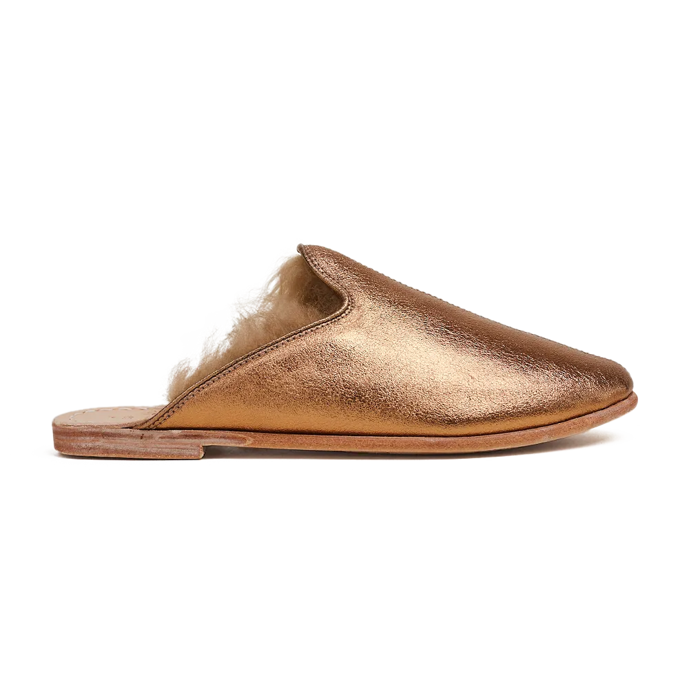 Bronze Shearling Baba (Womens)