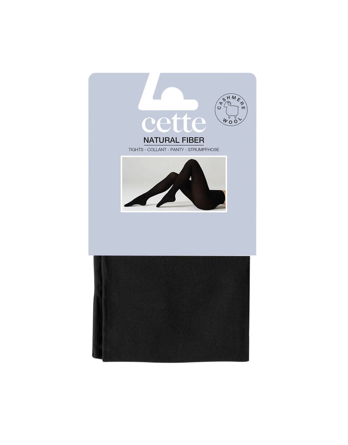 Cashmere Blend 150 DEN tights in Black S-4X