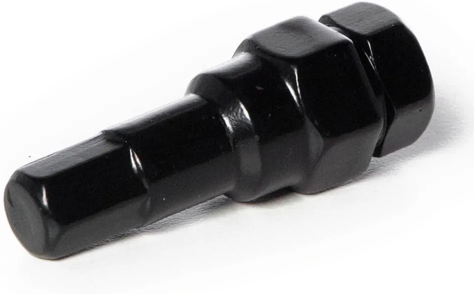 Circuit Performance Tuner Key Acorn Lug Nuts Black 12x1.25 Forged Steel (24pc   Tool)