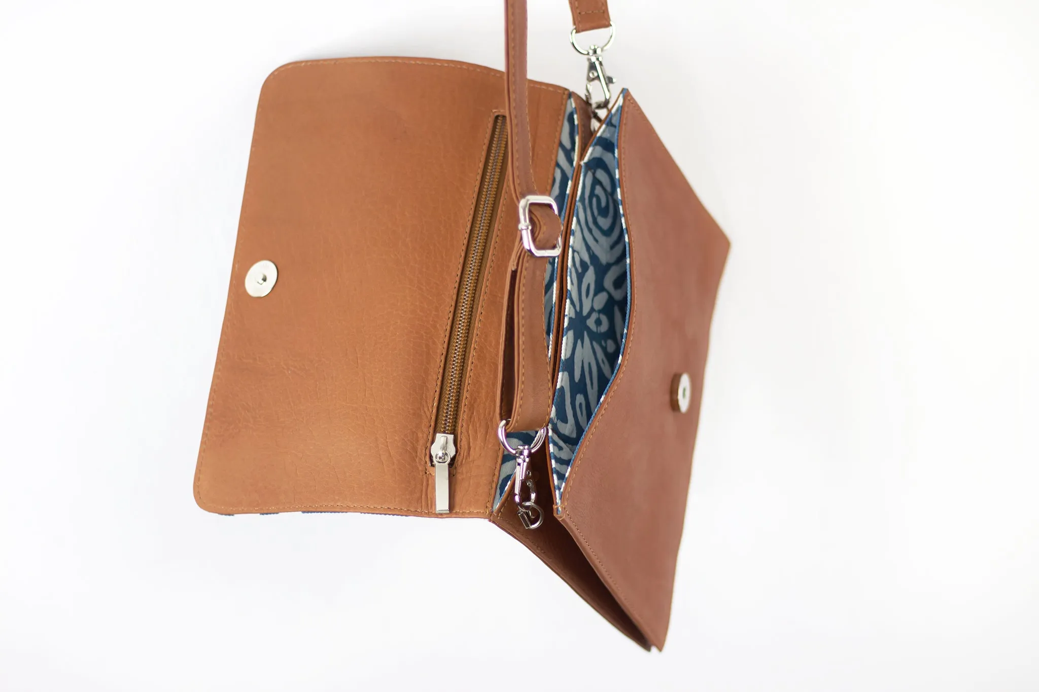 Clutch Purse - Cross Body - Sea Fern