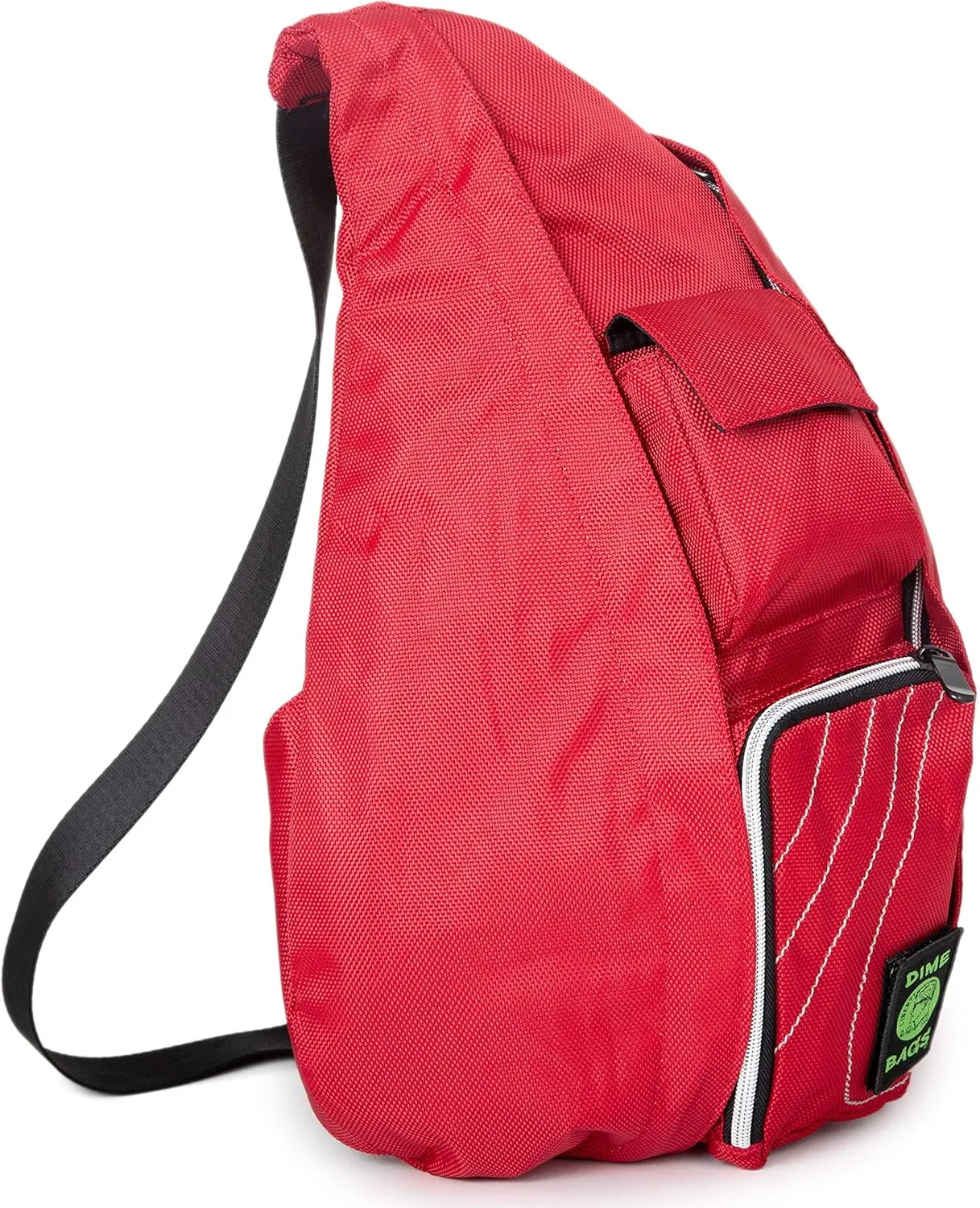 DIME BAGS - Slinger Crossbody Bag - Premium Over the Shoulder Sling Bag - Cross Body Strap Backpack (Crimson)