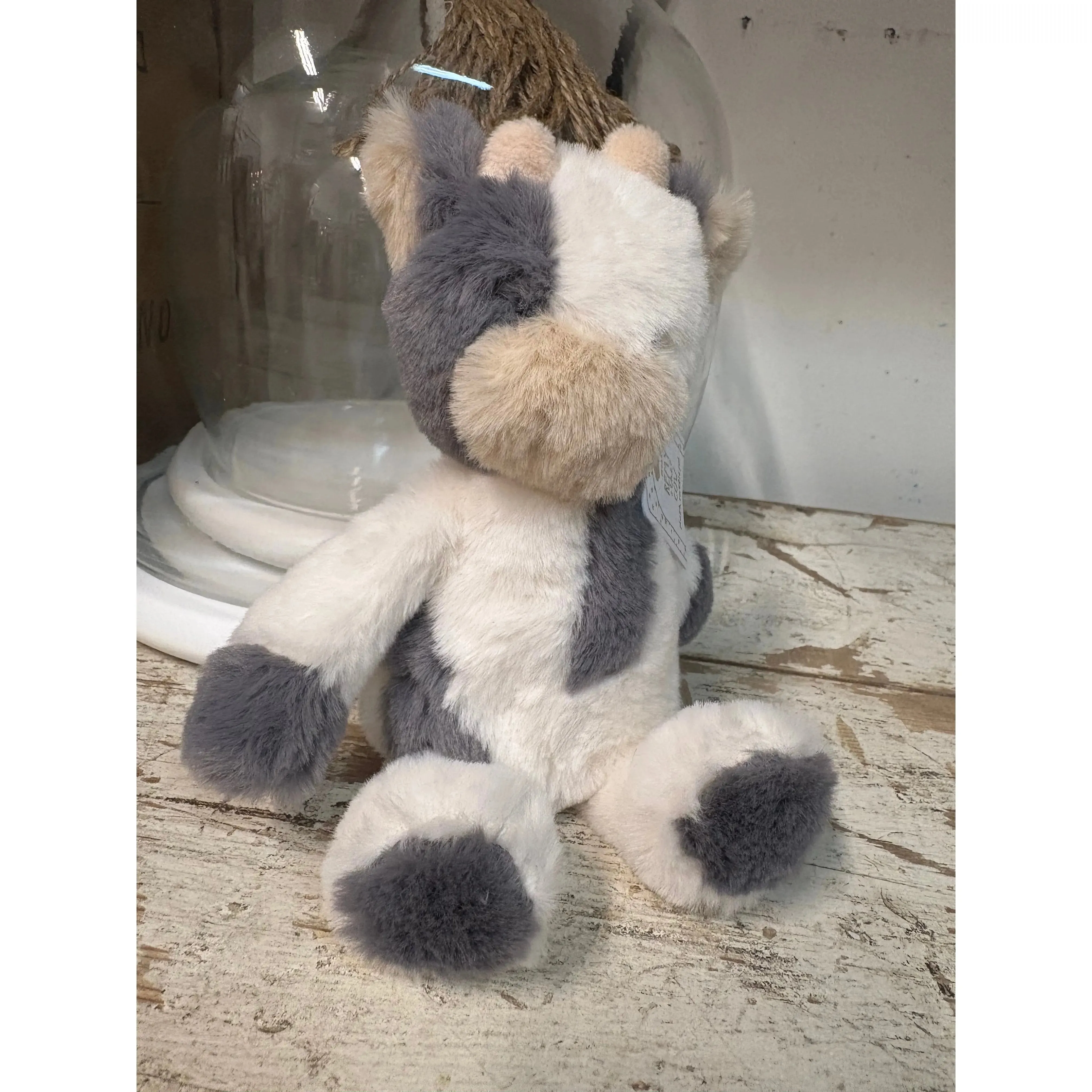 Farm Plush Baby Rattle