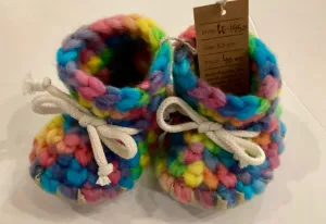 GE1-1664 Knit Toddler Booties