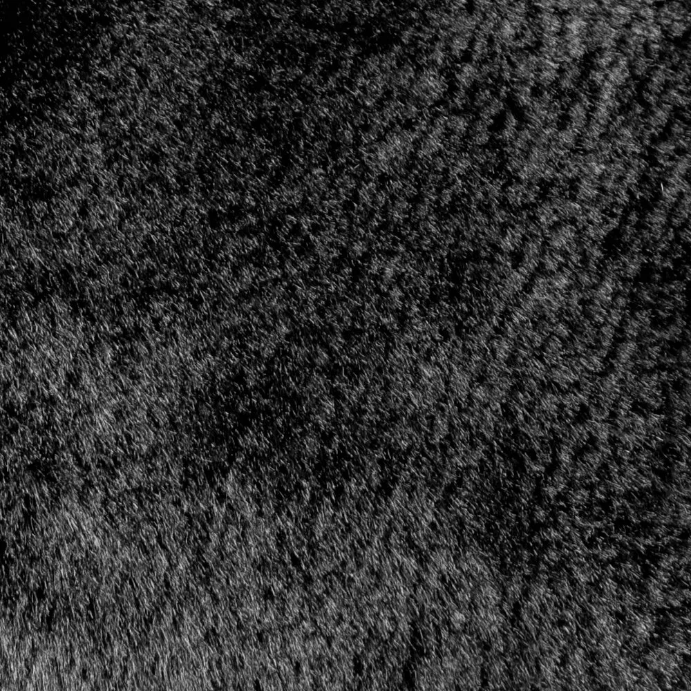 Kallu Faux Fur Cushion Black