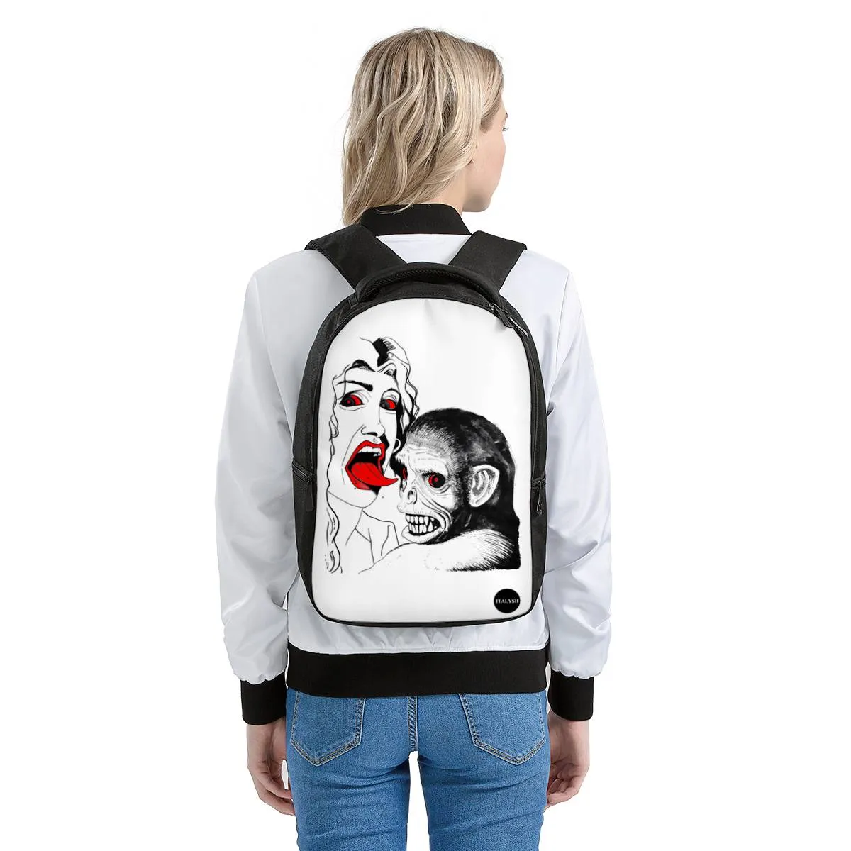 Lady & Monkey - Laptop Backpack
