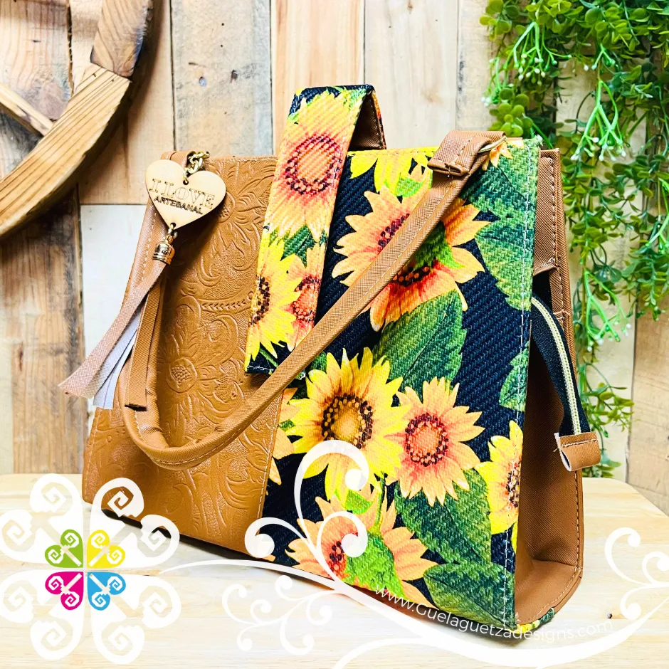 Large Square - Faux Leather Bag