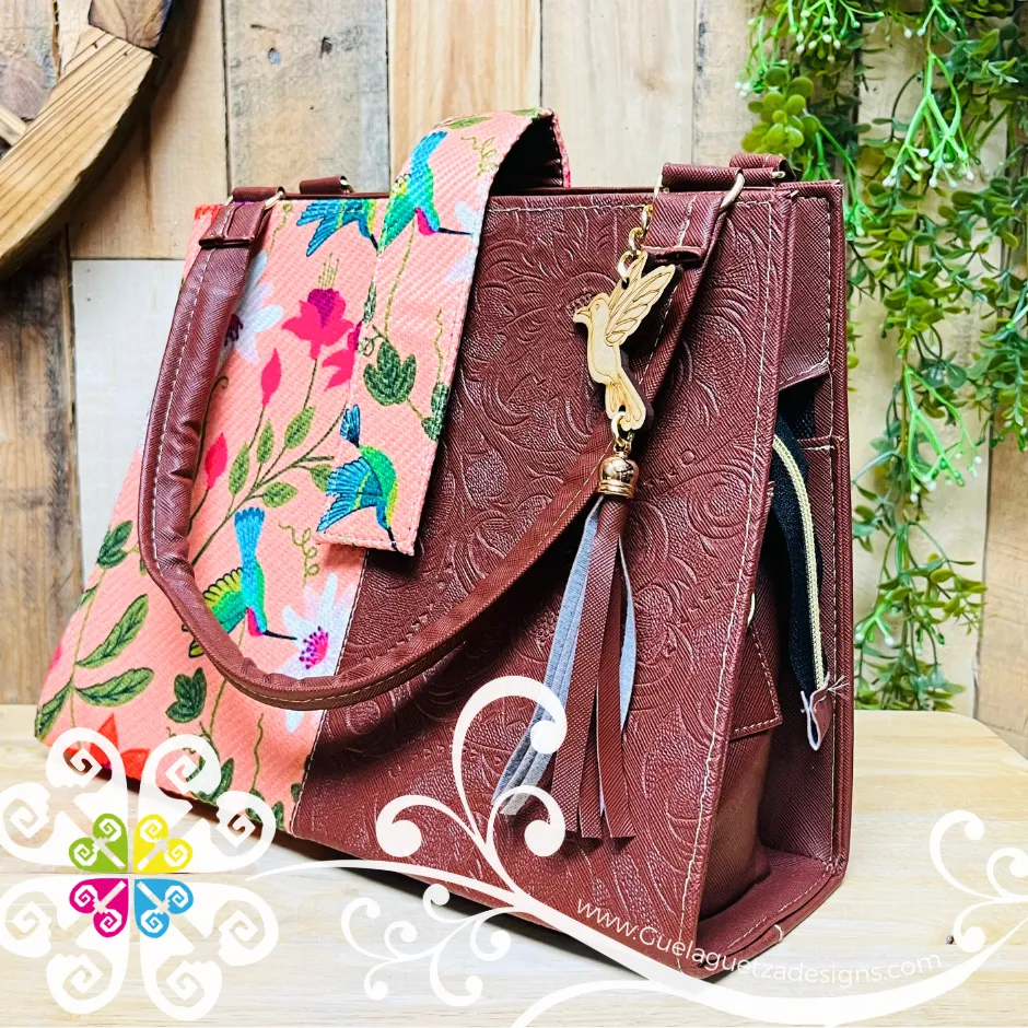 Large Square - Faux Leather Bag
