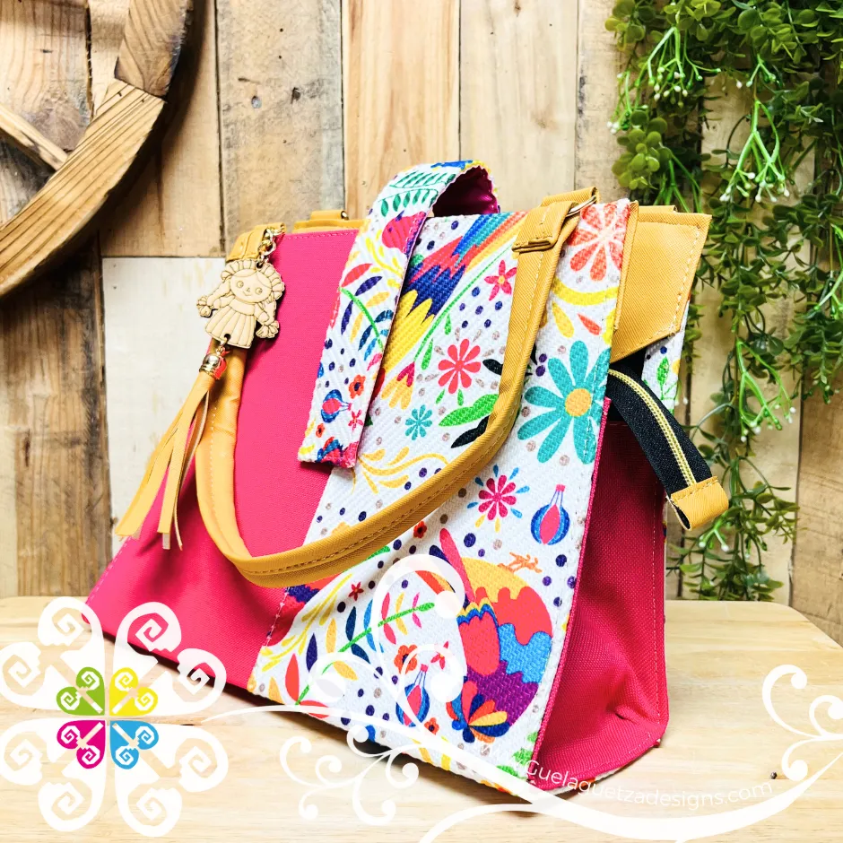 Large Square - Faux Leather Bag