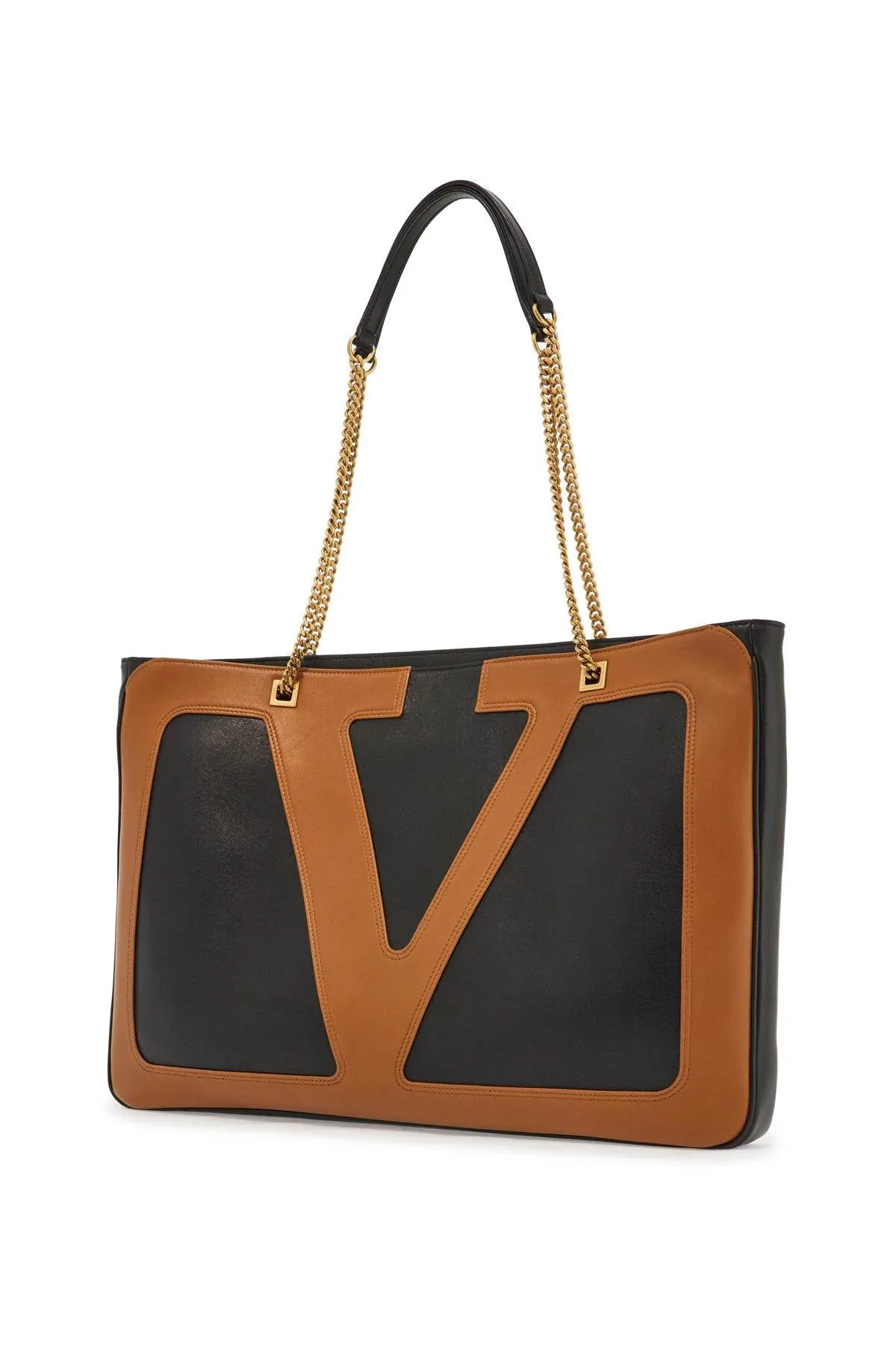 large viva superstar shopping bag 6Y2B0D31ELH NERO/SPICE