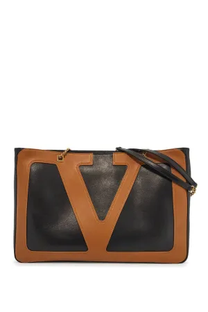 large viva superstar shopping bag 6Y2B0D31ELH NERO/SPICE