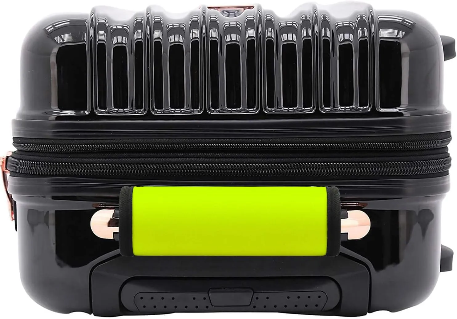 Luggage Handle Wrap 6 Pack-Neoprene Luggage Handle Wraps for Suitcase/Beach Bag/Backpacks Bright Suitcase Identifiers Travel Accessories for Airplane (Neon Yellow)