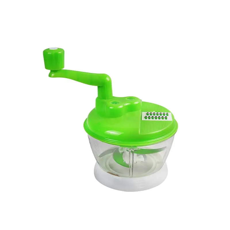 Manual Vegetable Chopper with Julienne & Slicer Blades