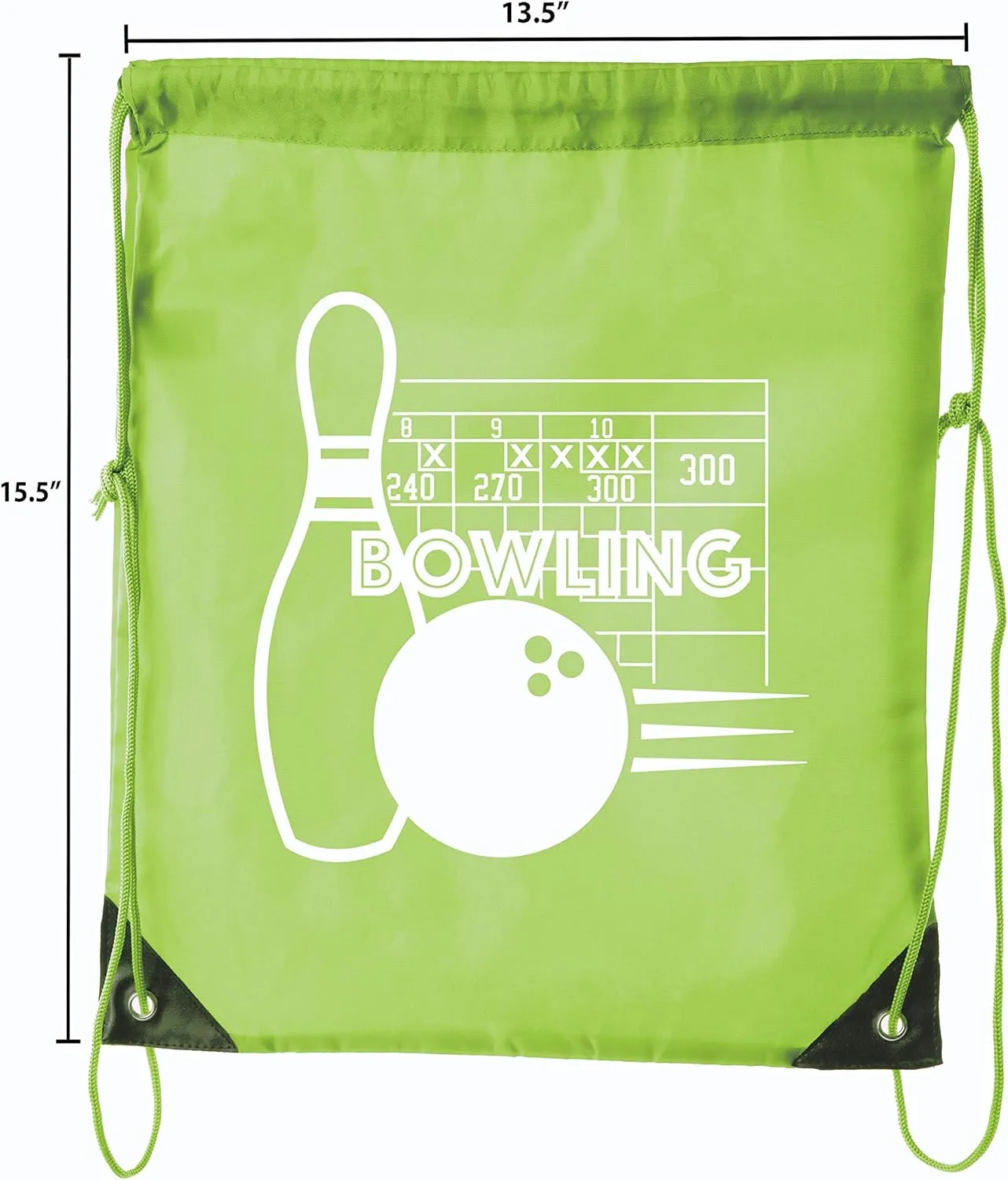 Mato & Hash Drawstring Bowling Bag | Bowling Cinch Bags for Leagues and Parties!