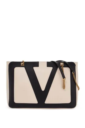medium-sized viva superstar shopping 6W2B0R13PTJ BUTTER WHITE/NERO