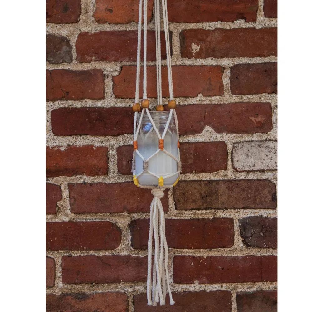 Mini Macramé Kit Jar