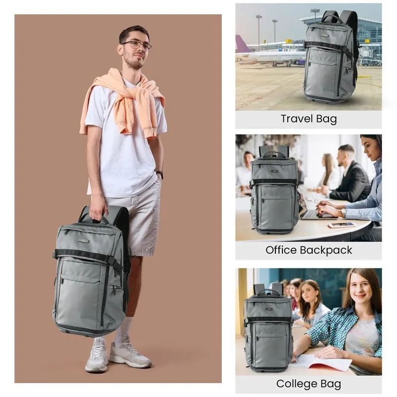 Multipurpose Laptop Bag | Padded Compartment, Multiple Pockets | Standard | Grey