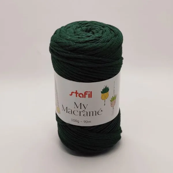 My Macramè - Ø 2 mm - 100 gr - Verde scuro