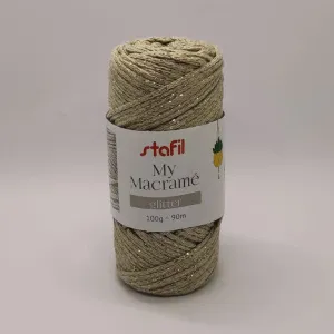 My Macramè Glitter - Ø 2 mm - 100 gr - Cammello
