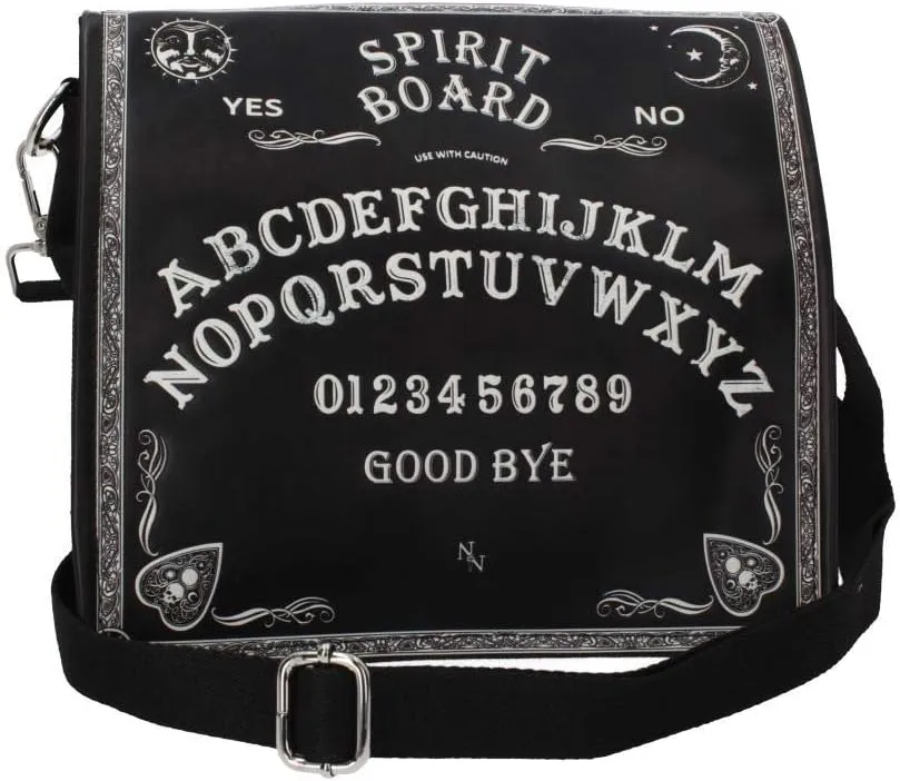 Nemesis Now Spirit Board Unisex Umhngetasche schwarz/wei Gothic