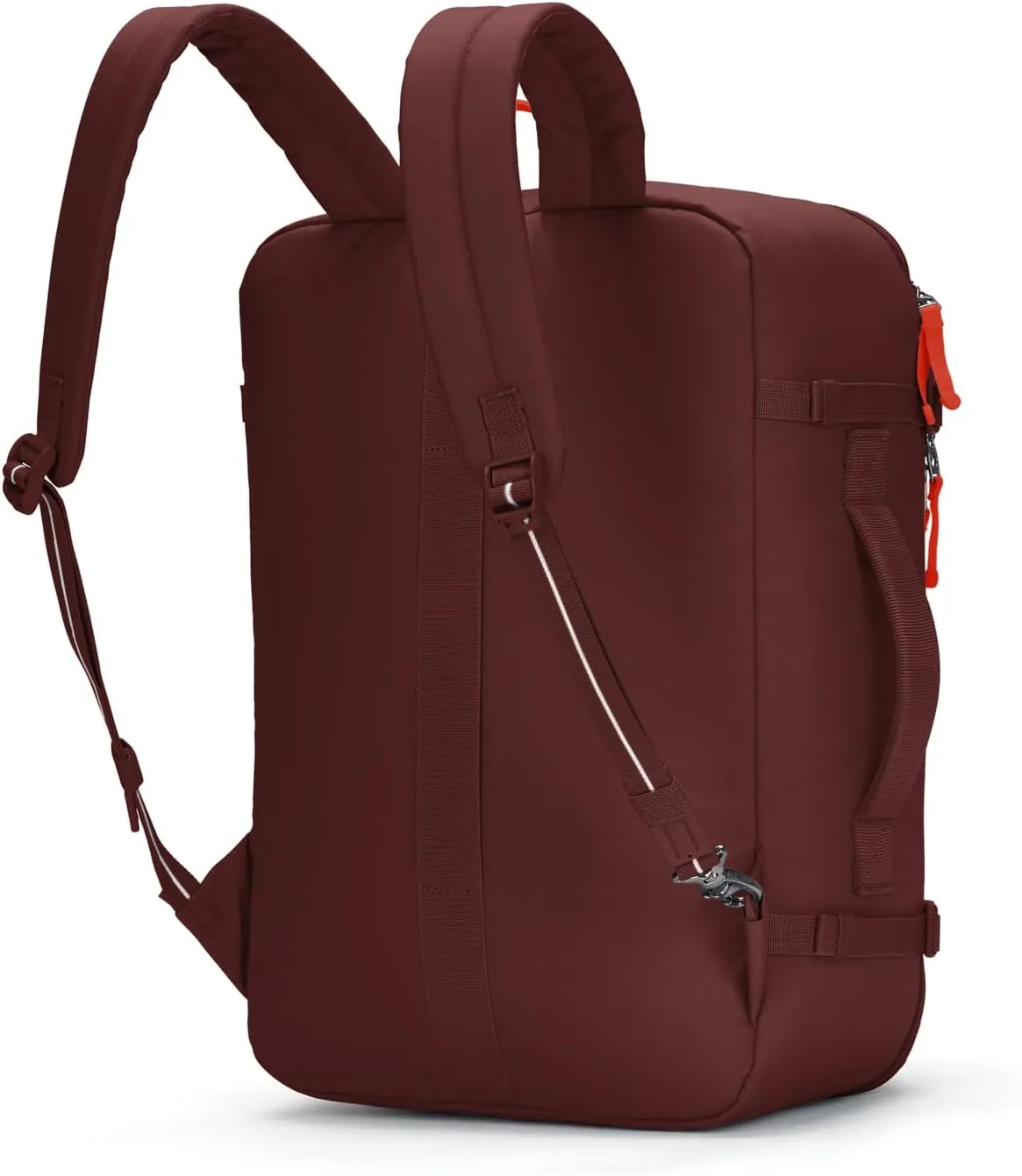 Pacsafe GO Anti Theft 34L Carry-on Backpack, Garnet Red