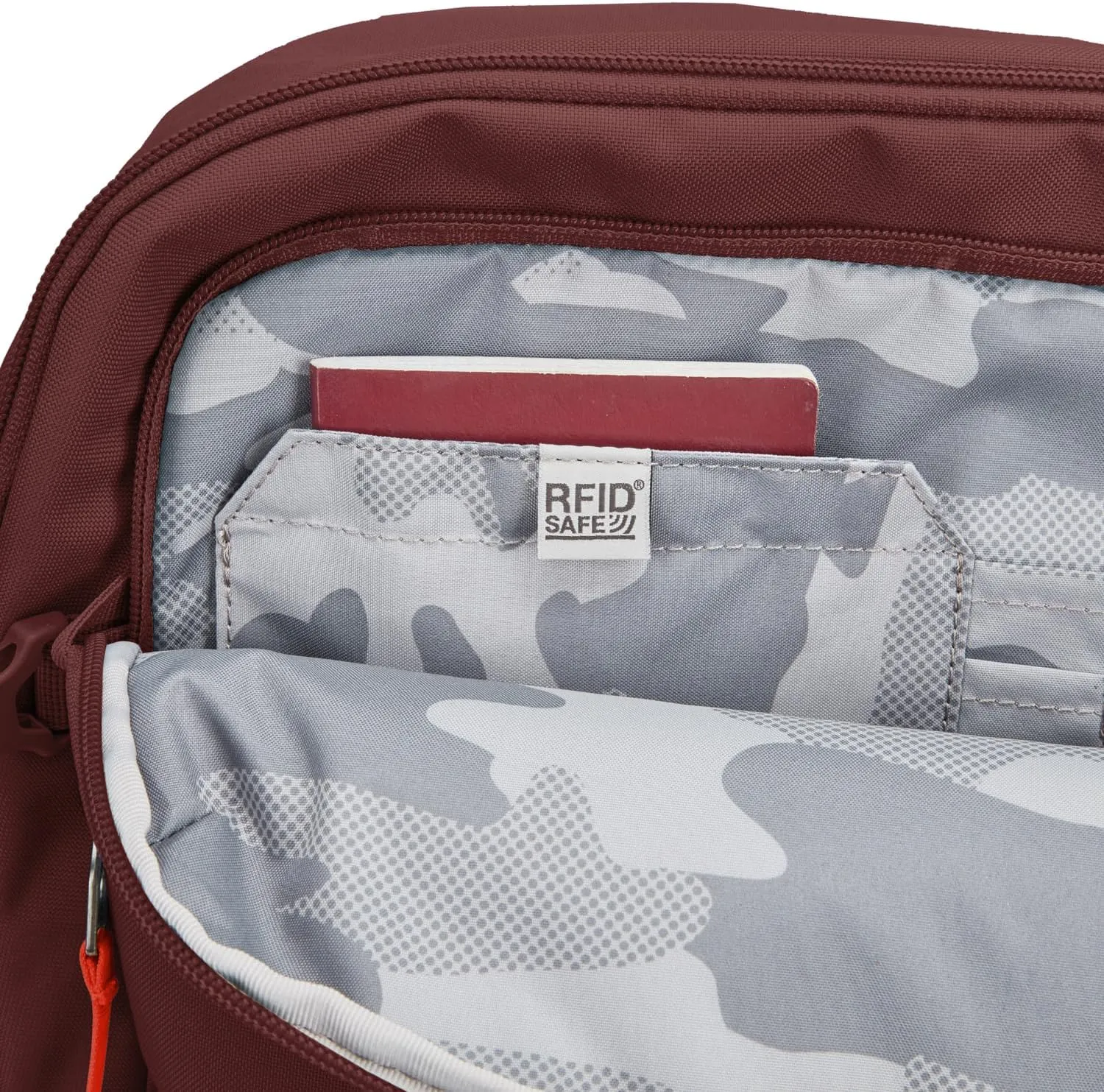 Pacsafe GO Anti Theft 34L Carry-on Backpack, Garnet Red