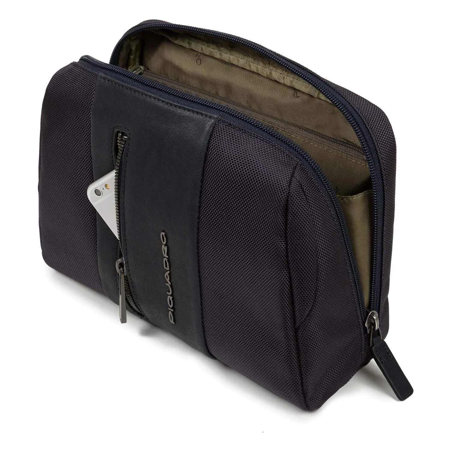 Piquadro Brief Toiletry Bag - Blue - BY4448BR/BLU