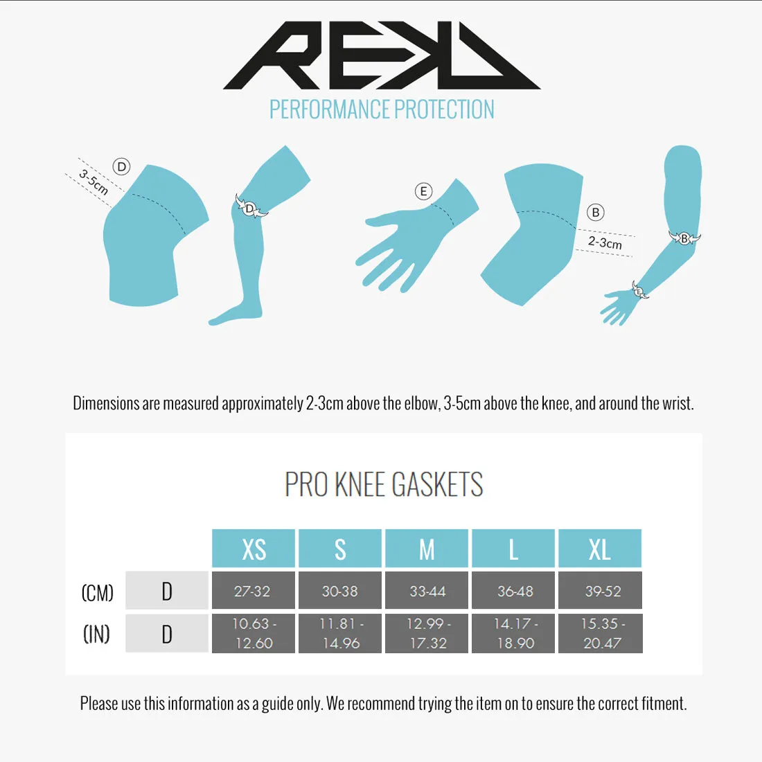REKD Pro Knee Gaskets