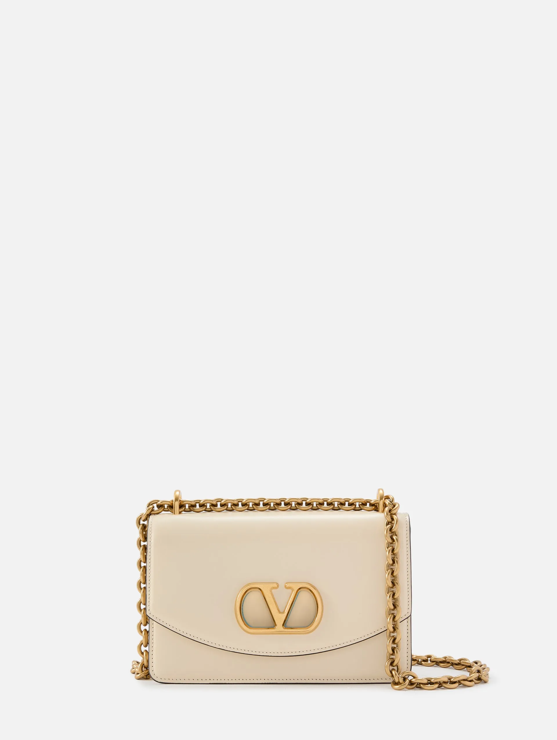 Small V Logo Shoulder Bag