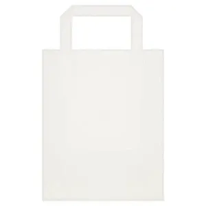 Small White Takeaway Bags 100's