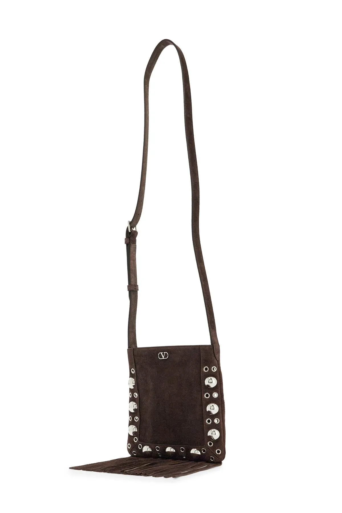 Studded Suede Crossbody