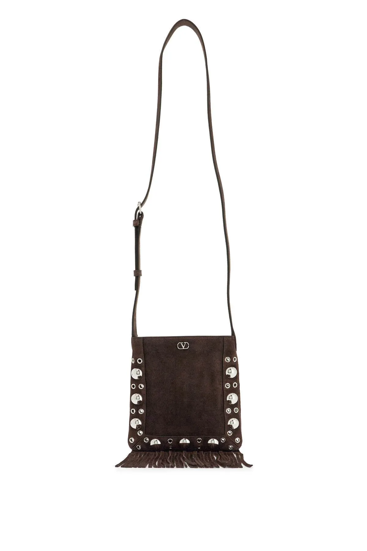 Studded Suede Crossbody