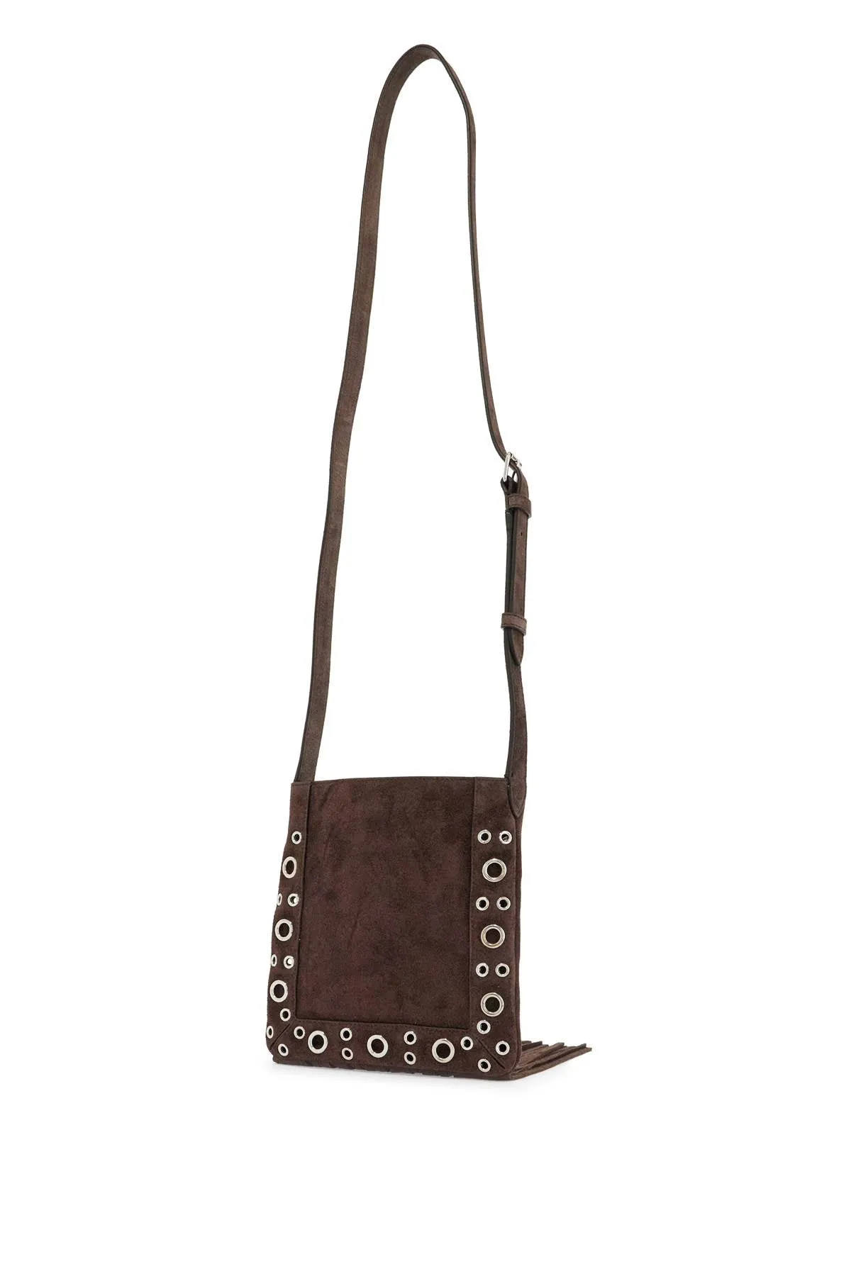 Studded Suede Crossbody