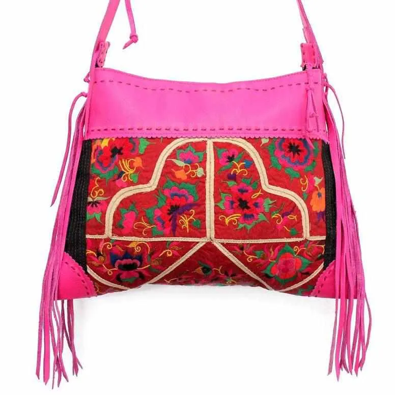 Vintage One of a Kind Crossbody Bag - Thailand