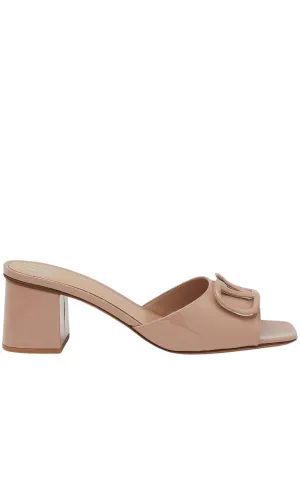 Vlogo Signature Patent Leather Slide